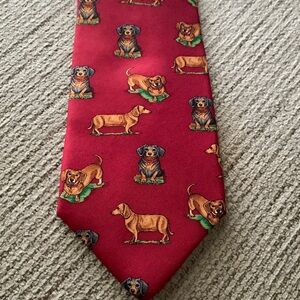 Wiener dog necktie